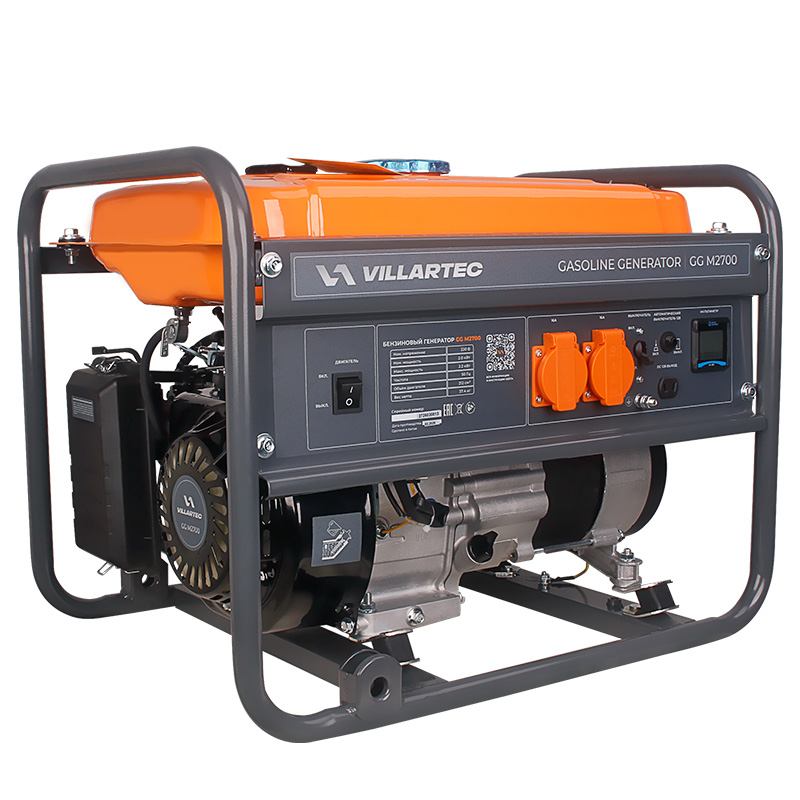 GG M2700 Генератор бензиновый VILLARTEC, Генераторы в Штиль центр