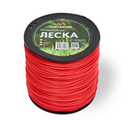 Cтруна триммерная кр. сечения  2,7 мм х 140 м  VILLARTEC