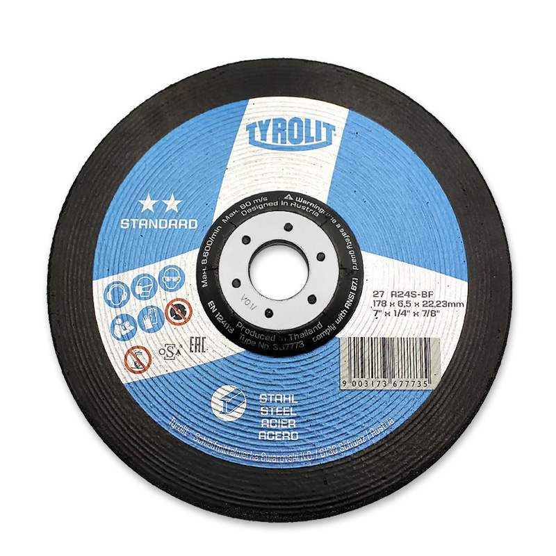 Обдирочный армированный круг на бакелитовой связке 178х6.5х22.23, A 24 S BF