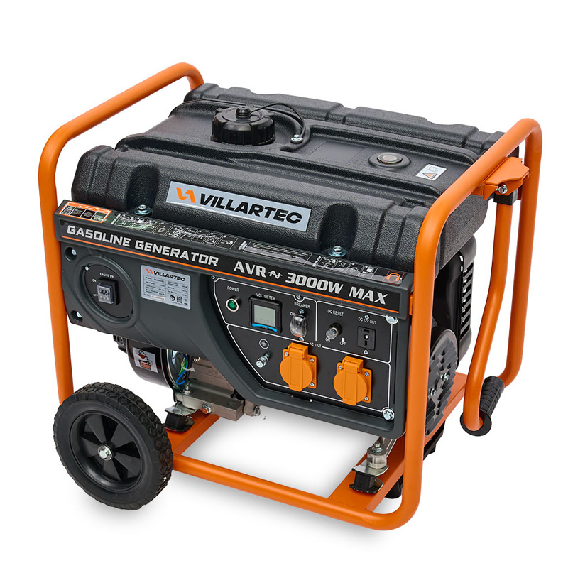 GG3400WС Генератор бензиновый VILLARTEC, 2,6 кВт GG3400WС, Генераторы