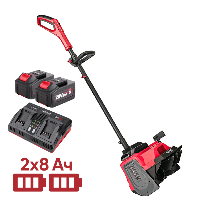 STIHL CST-S40LiB SET Снеговая лопата WORCRAFT CST-S40LiBSet, СНЕГОУБОРОЧНАЯ ТЕХНИКА Штиль