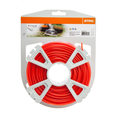 Косильная струна Ø 2,7 мм x 65 м STIHL круглого сечения красный
