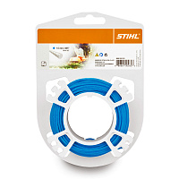 STIHL Косильная струна Ø 1,6 мм х 19 м STIHL круглого сечения,беcшумная, синий 00009302415, Струны косильные Штиль