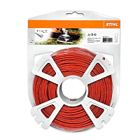 STIHL Косильная струна Ø 2,7 мм х 65 м STIHL круглого сечения,беcшумная, красная 00009302423, Струны косильные Штиль
