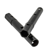 Удлинители-переходники для культиватора VILLARTEC с шестигр. валом. Д.внутр 24;д.втулки 30 240мм.2шт UP24024