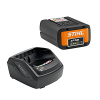 STIHL RMA 443 C SET Аккумуляторная газонокосилка STIHL, AP 200, AL 101 63382000046, Газонокосилки аккумуляторные Штиль