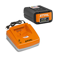 STIHL RMA 443 C SET Аккумуляторная газонокосилка STIHL, AP 200, AL 300 63382000048, Газонокосилки аккумуляторные Штиль