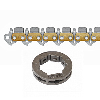 STIHL Цепь 36 64 GBM + венец NEW 32130500064, Цепи пильные Штиль