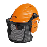 STIHL Каска AERO LIGHT(защитная сетка и наушники) 00008840141, Каски Штиль